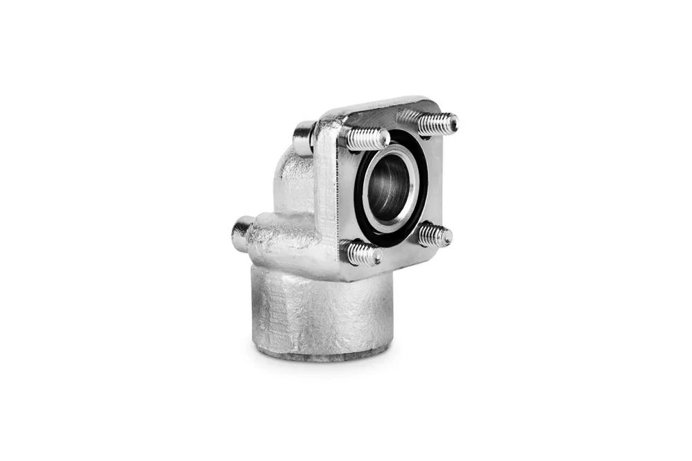 Bestseller Przyłącze kołnierzowe 90° do pomp mocowane w kwadrat 1” BSP G4G0-5516