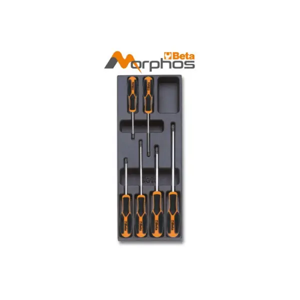 Zestaw wkrętaków Morphos profil Tamper Resistant Torx® we wkładzie profilowanym z ABS BETA T187MH Tylko dziś