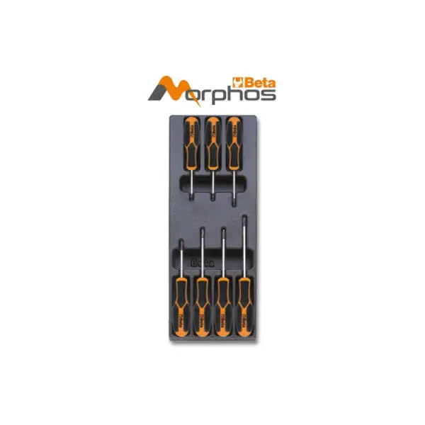 Zestaw wkrętaków Morphos profil Torx® we wkładzie profilowanym z ABS BETA T205MH Rabat
