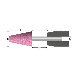 Wyjątkowa oferta Ściernica ceramiczna trzpieniowa trapezowa 6x10x3mm AR60P5V