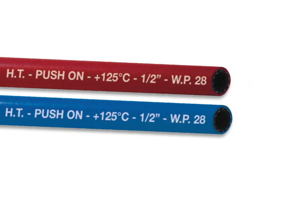 Cena promocyjna Wąż PUSH ON niebieski DN12 28 bar - Hoses Technology