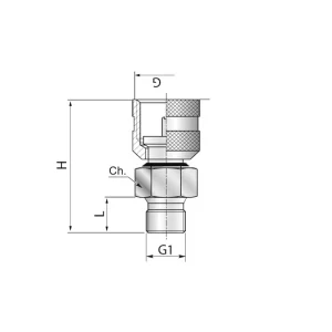 Oferta Przyłącze pomiarowe 1/4" z uszczelnieniem i nakrętką M16x2 23GG1400 - Minipress