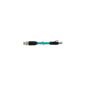 Złącze męskie M12 0° X-cod. / złącze męskie RJ45 0° Gigabit 7700-51101-S4X0200 Szybka dostawa