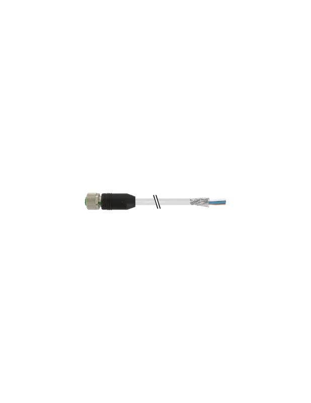 Bestseller Konektor M12 żeński, prosty z wolnym kablem 7002-17121-2911000
