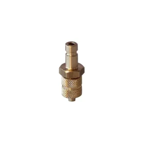 Hit cenowy Króciec szybkozłącza DN2,7 typ 20, skręcany do węża fi 4x6 mm, mosiądz