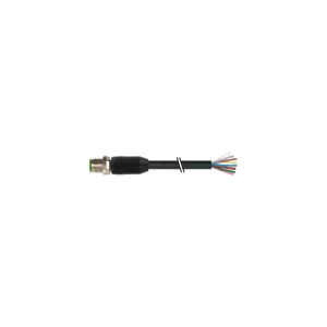 Bezpieczna płatność M12 męski 0° na kabel 7000-17001-7220050