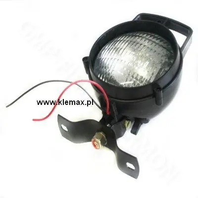 Obniżka ceny LAMPA OKRĄGŁA 146mm Z UCHWYTEM, PLASTIK H-3, 12V-55W