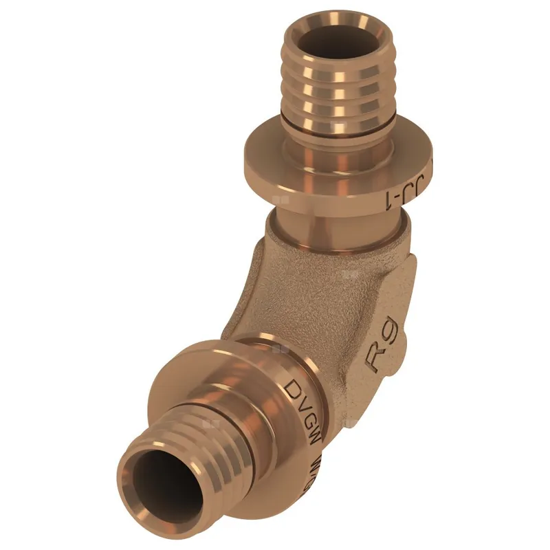 Kolano 90‘ TECE flex, brąz, 16 mm (zz x zz) Hit cenowy
