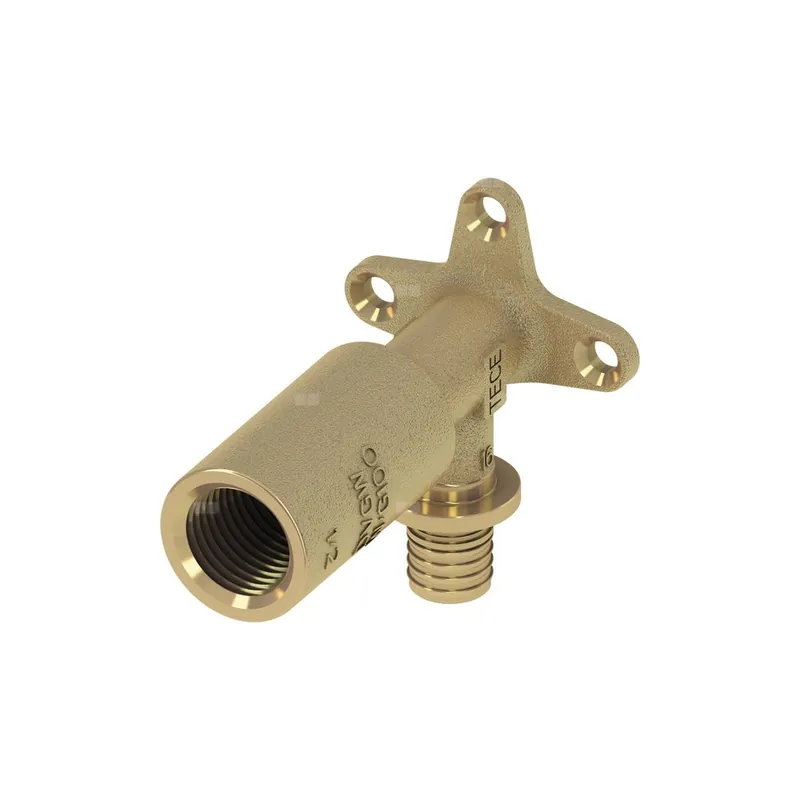 Kolano naścienne 90‘ TECE flex, mosiądz, 16 mm x 1/2‘‘ (zz x GW), 82 mm Do wyczerpania zapasów