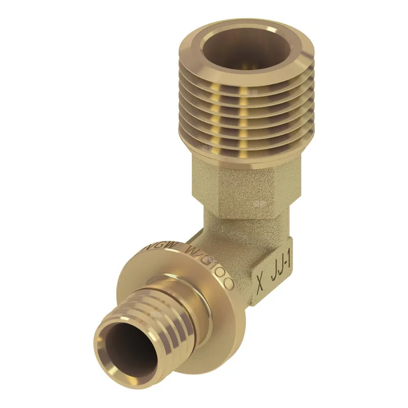 Cena promocyjna Nypel przejściowy 90‘ TECE flex, mosiądz, 20 mm x 3/4‘‘ (zz x GZ)