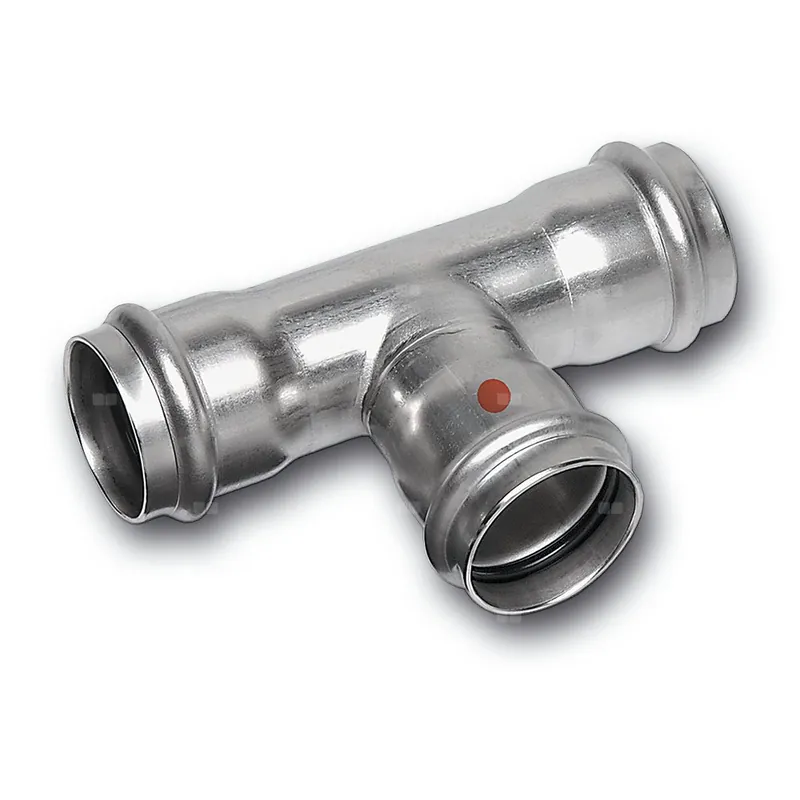 Bestseller Trójnik SANHA NiroTherm Press stal nierdzewna 15 mm (zw x zw x zw)