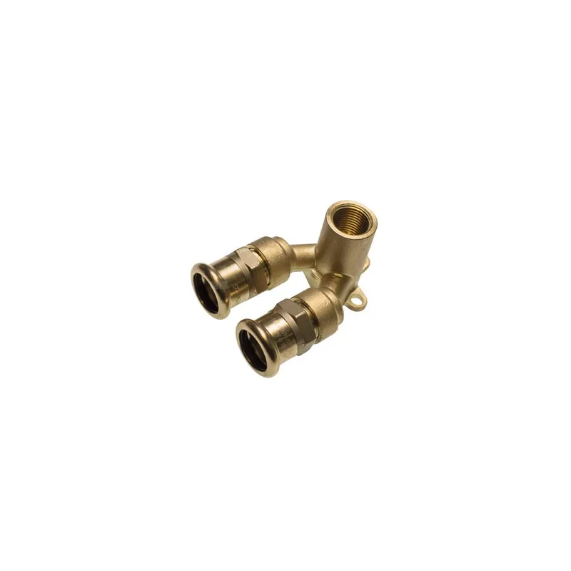 Trójnik SANHA PURAPRESS brąz krzemowy (CuSi) 15 mm x 1/2‘‘ x 15 mm (zw x GW x zw) Tylko dziś