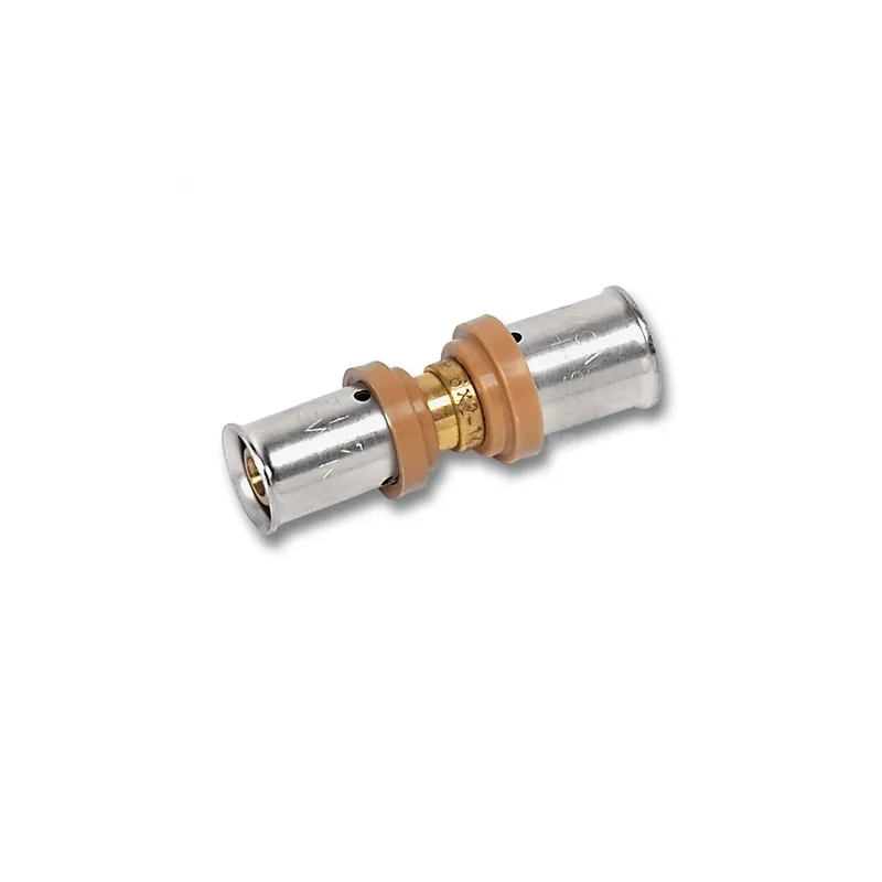 Ekspresowa dostawa Mufa SANHA 3fit Press pb-free redukcja trzyczęściowy, brąz, 20 mm x 16 mm (zw x zw)