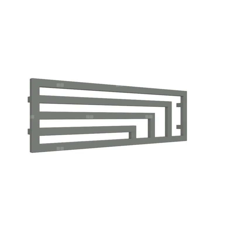 Bestseller Grzejnik drabinkowy TERMA ANGUS H, podłączenie YL, wym. 360 x 1140 mm, kolor nowoczesna szarość, moc 416W