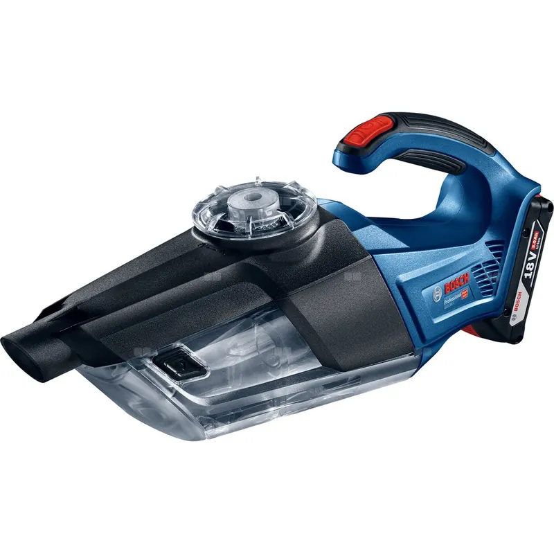 Łatwy zwrot Odkurzacz GAS 18V-1 (solo) 18 V, bez akumulatorów i ładowarki, 700 ml, 60 mbar, O, karton