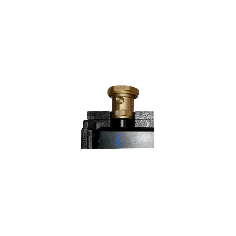 CONCEPT Łącznik DN 32 (11/4" x 2") z wbudowanym zaworem kulowym, z nakrętką mosiężną Łatwy zwrot