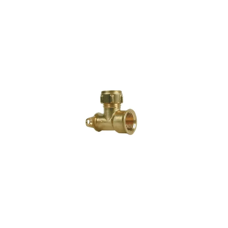 Tylko dziś Kolano z łapami - 2 mocowania 90‘ IBP 403 W, 15 mm x 1/2‘‘ (GW)