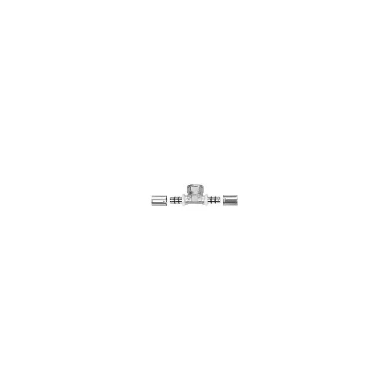 Cena promocyjna Trójnik IBP P7130 G mosiądz niklowany 16 mm x 1/2‘‘ x 16 mm (złącze zaciskowe x GW x złącze zaciskowe)