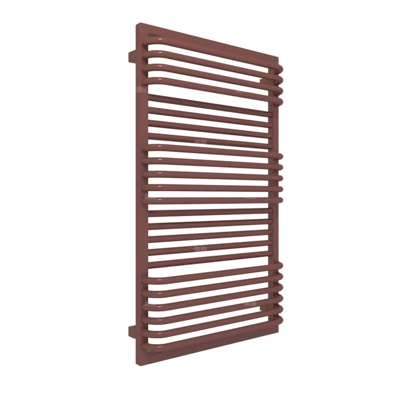 Grzejnik drabinkowy TERMA POC 2, podłączenie SX, wym. 1040 x 600 mm, kolor brązowy czerwony RAL8012, moc 743W Nowość