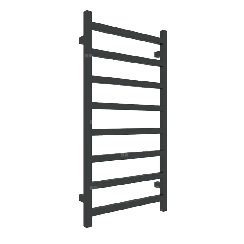 Grzejnik drabinkowy TERMA SIMPLE ONE, podłączenie S1, wym. 960 x 500 mm, kolor czarny jak kruk mat RAL9005, moc 351W Bezpieczne zakupy
