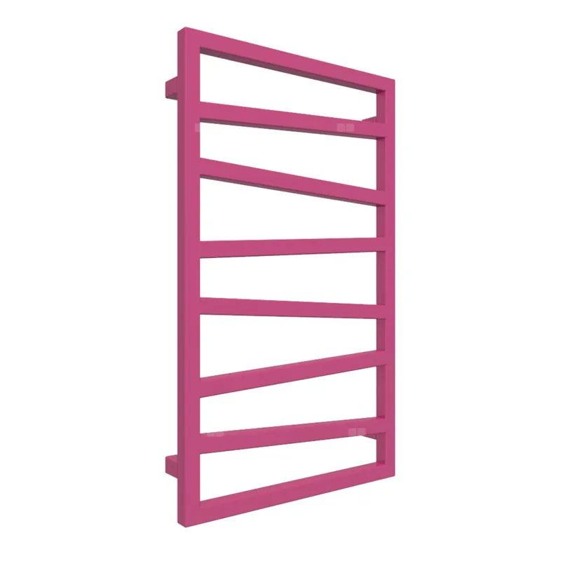 Grzejnik drabinkowy TERMA ZIGZAG, podłączenie ZX, wym. 835 x 500 mm, kolor telemagenta soft RAL4010, moc 320W Szybka dostawa