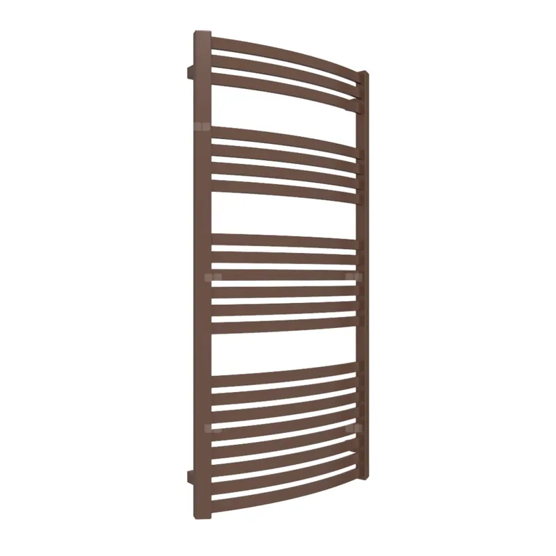 Bestseller Grzejnik drabinkowy TERMA DEXTER, podłączenie SX, wym. 1220 x 600 mm, kolor brązowy orzechowy RAL8011, moc 640W